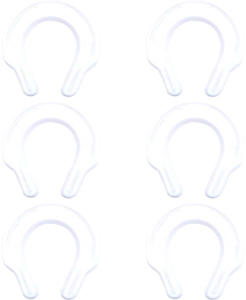 Dailygoods- Deurstoppers 6 Pack - Deurstopper - Voorkomt Vingerbeknelling - Schokbestendig - Flexibel - Geschikt voor Deurdiktes 2.5-5 cm - Deurbuffer