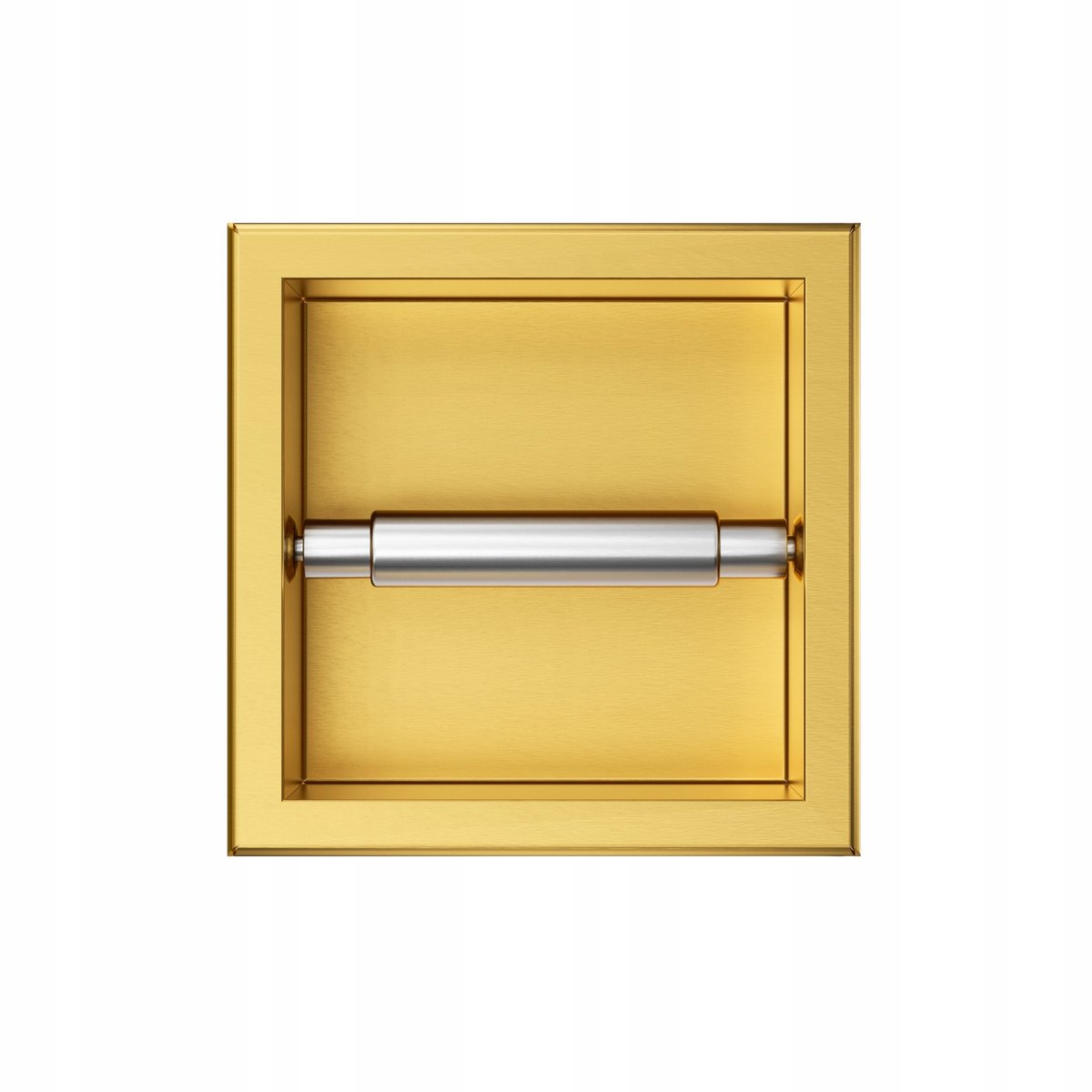 Balneo Wanddoos Gouden Wandhouder Toiletpapier 17,3x17,3cm