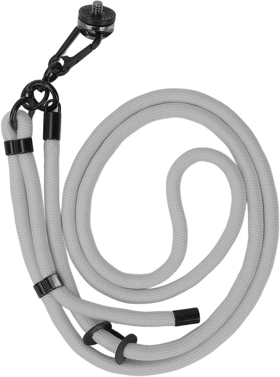 Actiecamera Lanyard - Camera Riem - Veilig Gebruik - Snelsluiting Ontwerp - Verstelbaar - Zwart