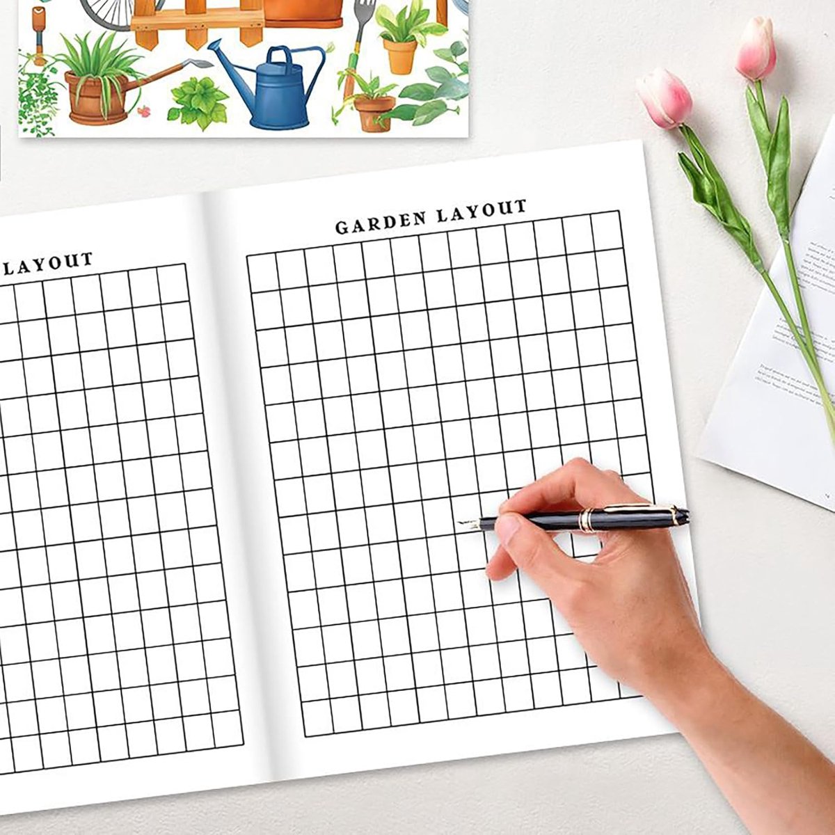 Tuinplanner - Tuinboek Beginners - Tuinieren Plannen - 12 Maanden Volgsysteem - 258x21cm - A — cadeau in Boeken - foto 4