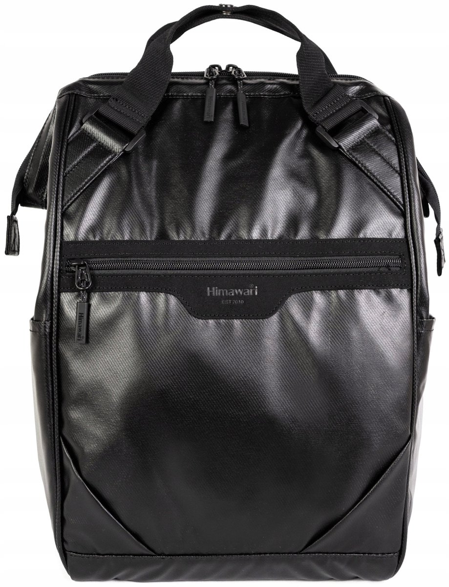 Himawari Wax M Rugzak - Waterdicht, 15L, Zwart, Laptopvak