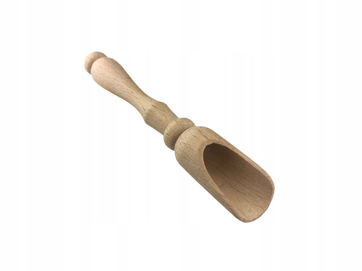 Houten Schepje voor Kruiden, Zout & Thee - Compact & Duurzaam