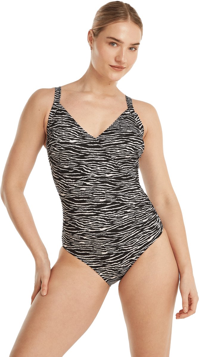 Ten Cate badpak soft cup zebra stripe voor Dames