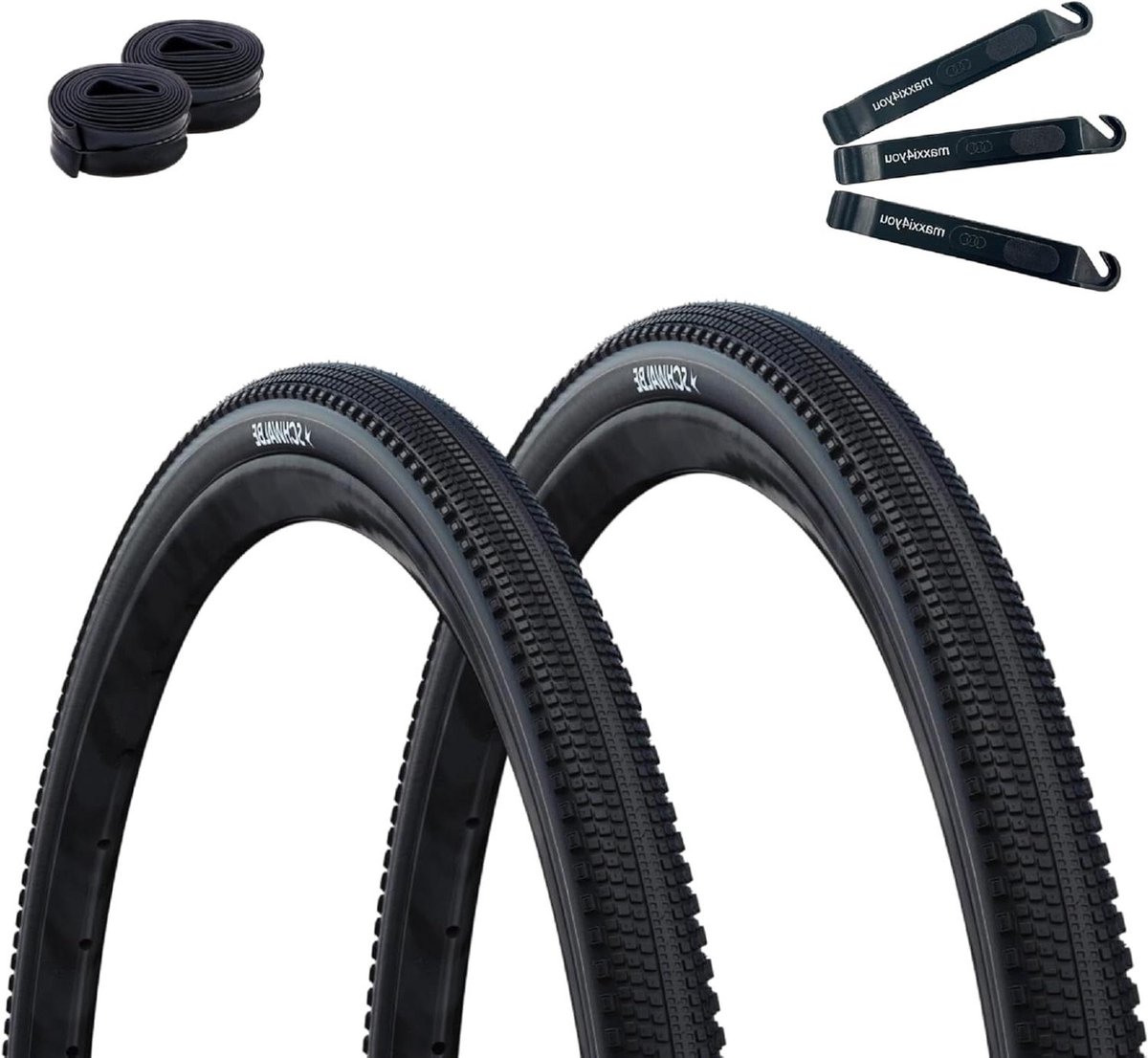 Fietsbanden Set - Allroad Gravel - Veelzijdig Fietsen - K-Guard Bescherming - 50-622 28 Inch - Zwart