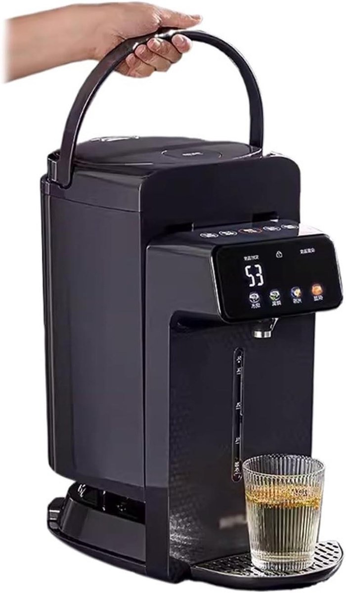 Waterdispenser Digitaal - Heetwaterkraan - Drinken Bereiden - Direct Warm Water - Grote Tank - Zwart