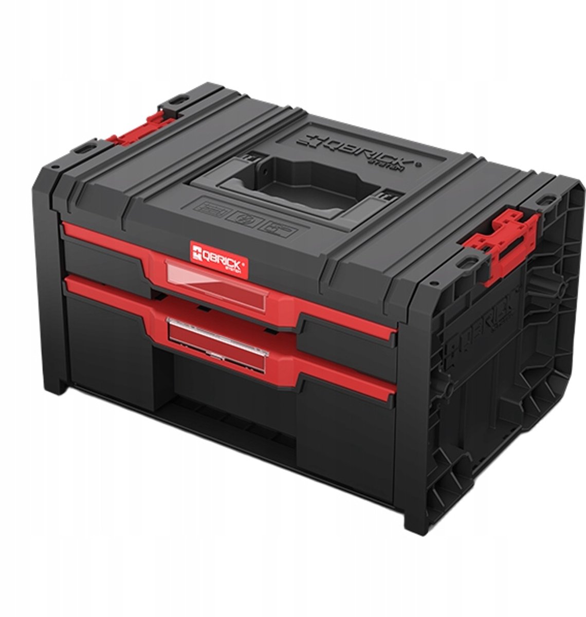 Qbrick System PRO Lade 2 Toolbox 2.0 Basis Opbergbox 4,5L + 9,5L