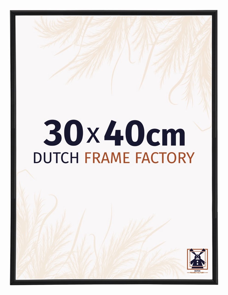 Dutch Frame Factory Fotolijst 30x40 cm - Kunststof - Zwart Mat - Angers