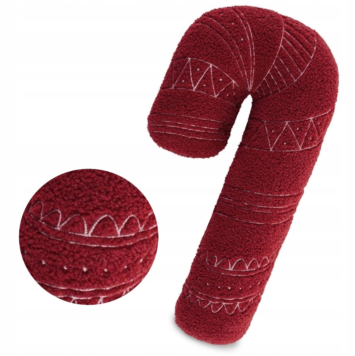 Kerst Lolly Kussen 27x46 cm - Feestelijke Decoratie