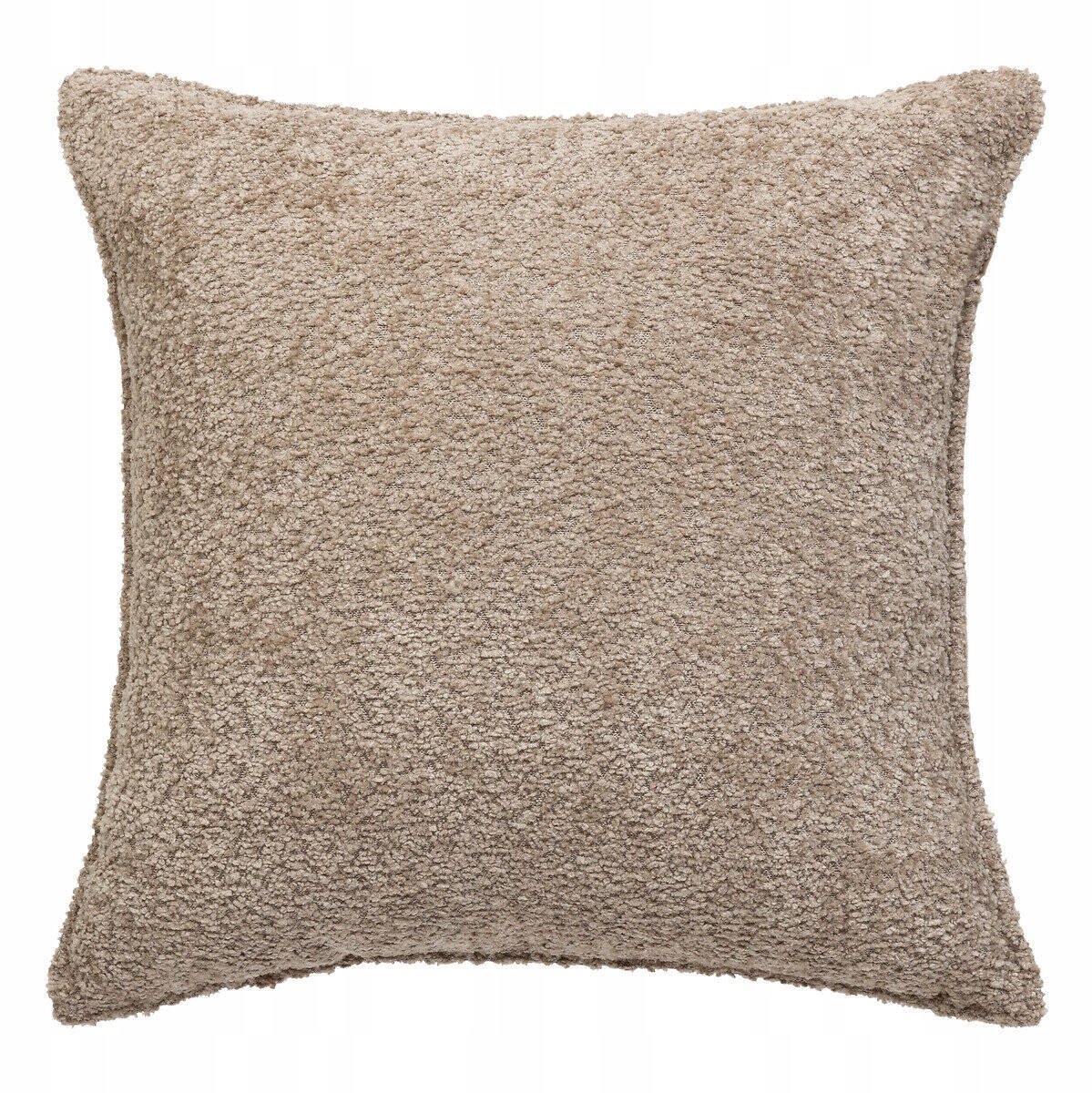 Decoratieve Boucle Kussen Taupe 45x45 cm - Zacht & Stijlvol