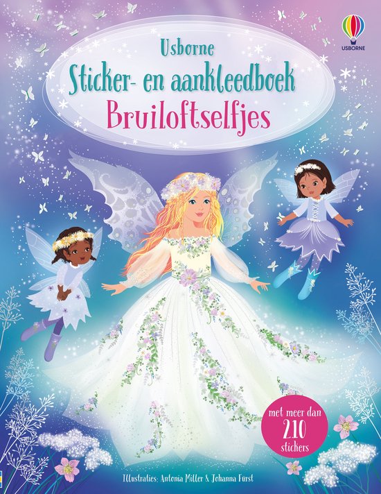 Sticker- en aankleedboek 1 - Bruiloftselfjes - cover