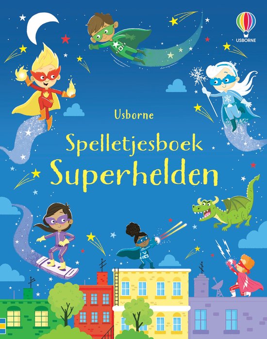 Spelletjesboek Superhelden - cover