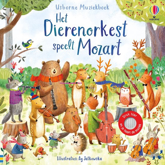 Het dierenorkest speelt Mozart - cover
