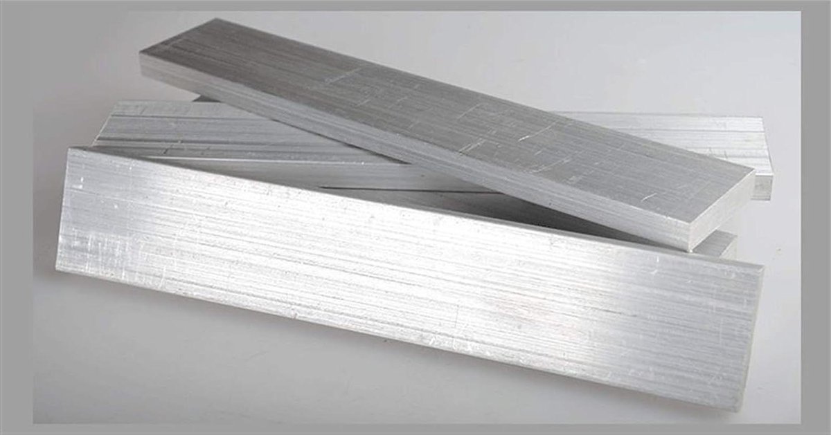 Aluminium Plaat - Metaal Sheet - Doe-het-zelf Projecten - Hoge Kwaliteit Legering - 50x200mm - Zilver