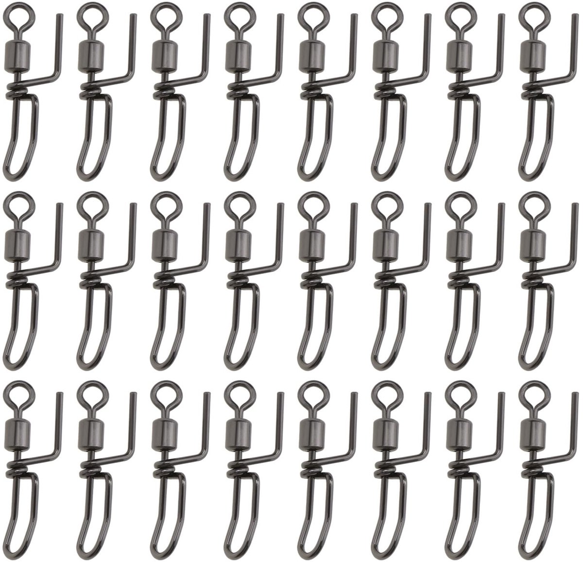 Dailygoods- Swivels 50 Stuks - Roestvrij Staal - Draaibaar - Cascade Wartels - Corrosiebestendig - Verbeterde Werpafstand - Viswartels