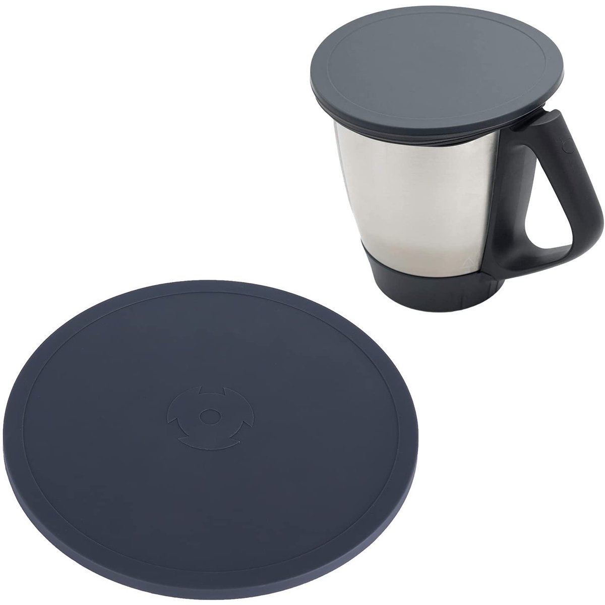 Dailygoods- Siliconen Deksel Rekbaar - Vervangende Deksel 20 Cm - Goede Afdichting - Keuken Accessoires - Familie Assistent - Hoogwaardige Kwaliteit - Blenderdeksel