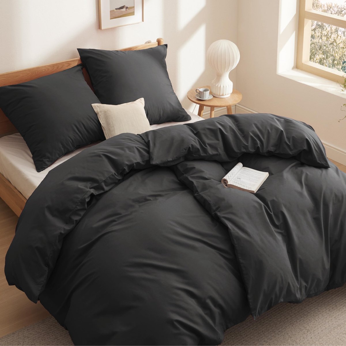 Dailygoods- Beddengoedset 135 x 200 cm - 4-delig - Katoen - 2 Dekbedovertrekken - 2 Kussenslopen 80 x 80 cm - Oeko-Tex - Met Ritssluiting - Dekbedovertrek