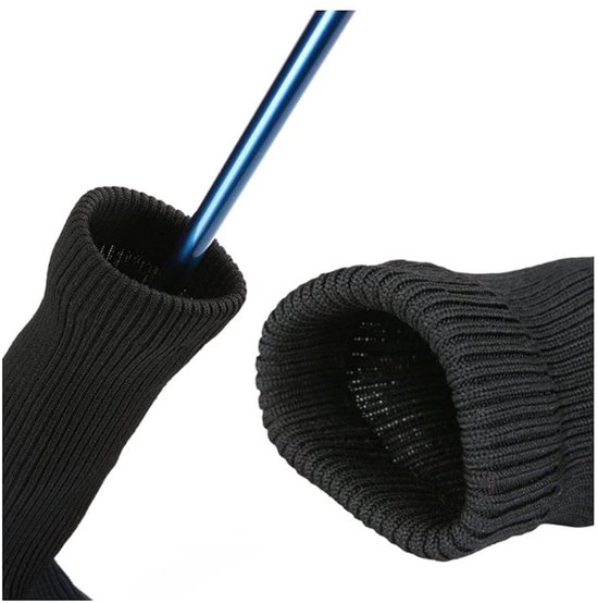 Dailygoods- Golfcover Set van 3 - Beschermhoes voor Driver/Hout/Putter - Nylon Composietstof - Geel - Afmetingen 31x13 cm - Golfclubhoes van Dailygoods — afbeelding 2