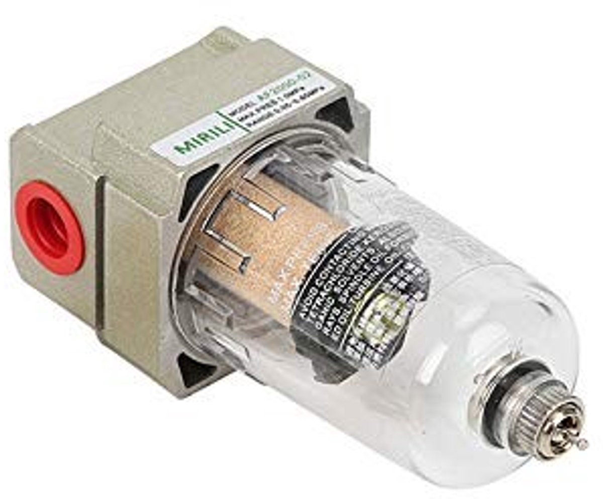 Dailygoods- Persluchtfilter Waterscheider - Professioneel Hulpmiddel - Voor Compressor/Luchtlijn - Verwijdert Vuil/Condensaat - Aluminiumlegering - Verhoogt Persluchtkwaliteit - Luchtfilter
