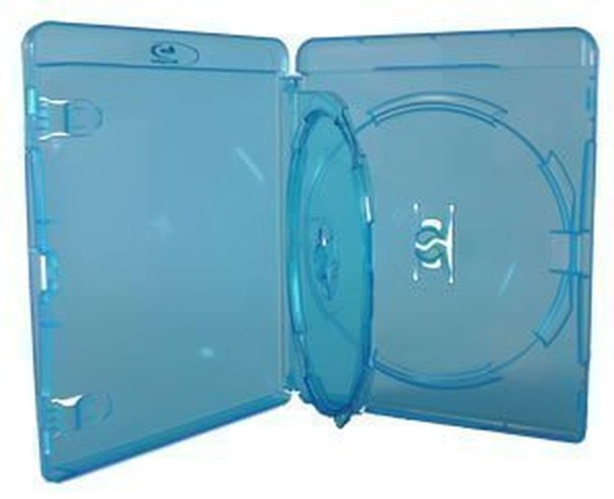Dailygoods- Blu-ray Case voor 3 Schijven - DVD Hoes - CD Hoes - Blauw - 1 Stuk - Duurzaam Materiaal
