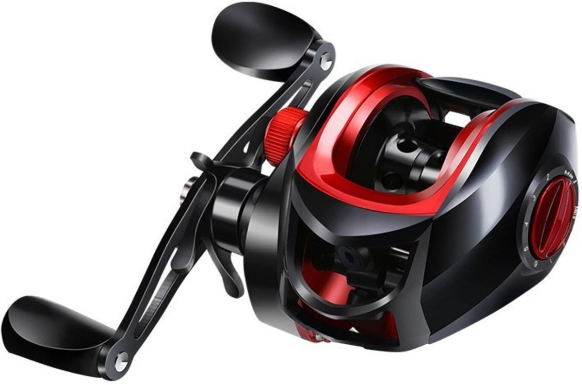 Dailygoods - Zoutwater Baitcaster-molen met 8kg Remkracht - Krachtige en Lichtgewicht Vismolen