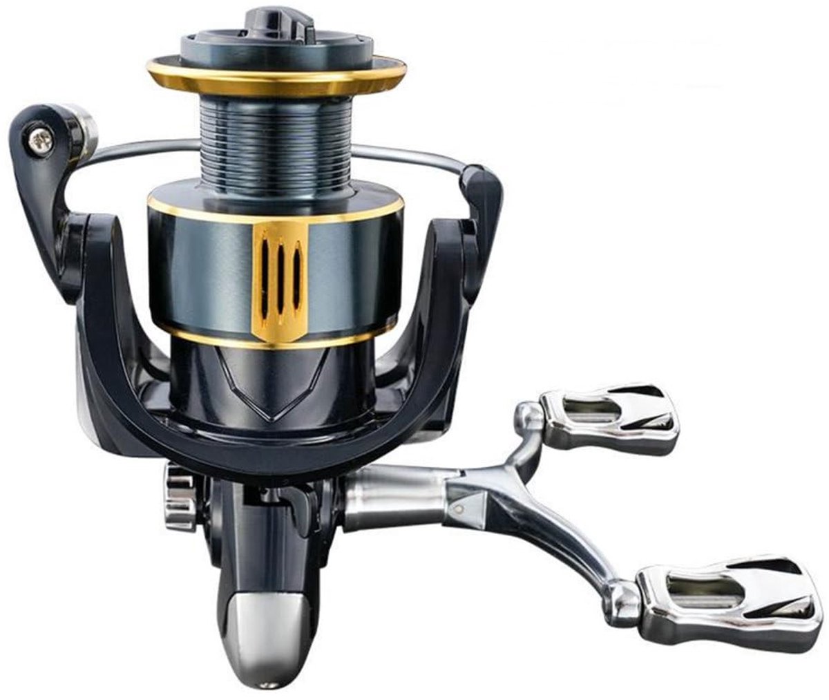 Dailygoods - Spinning Reel met dubbele tuimelarm en 5,2:1 verhouding