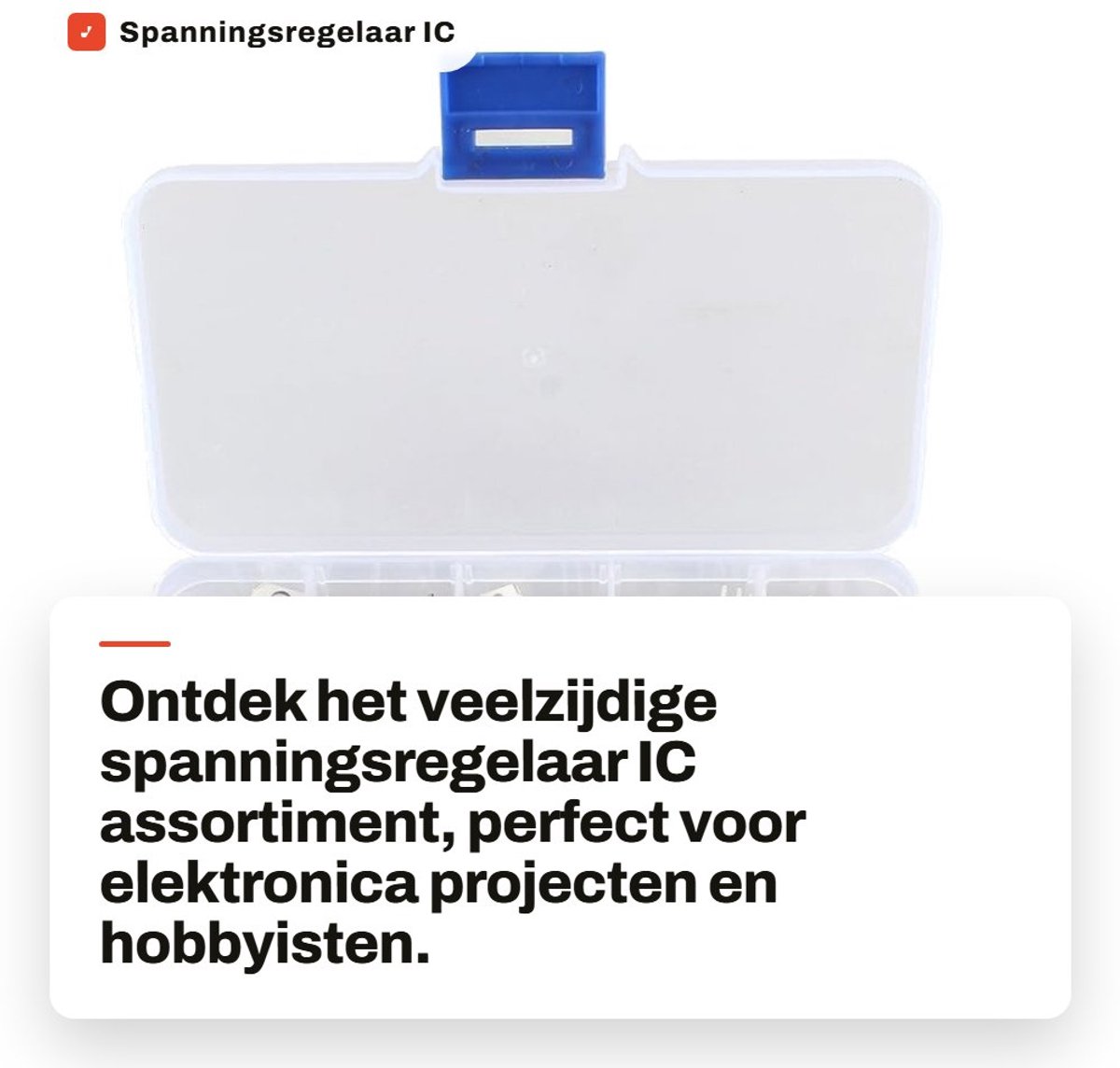 Dailygoods - Spanningsregelaar IC Assortiment - 10 Waarden - 50 Stuks - Diverse Kit - Voor Elektronica Projecten - Geschikt voor Hobbyisten en Technici