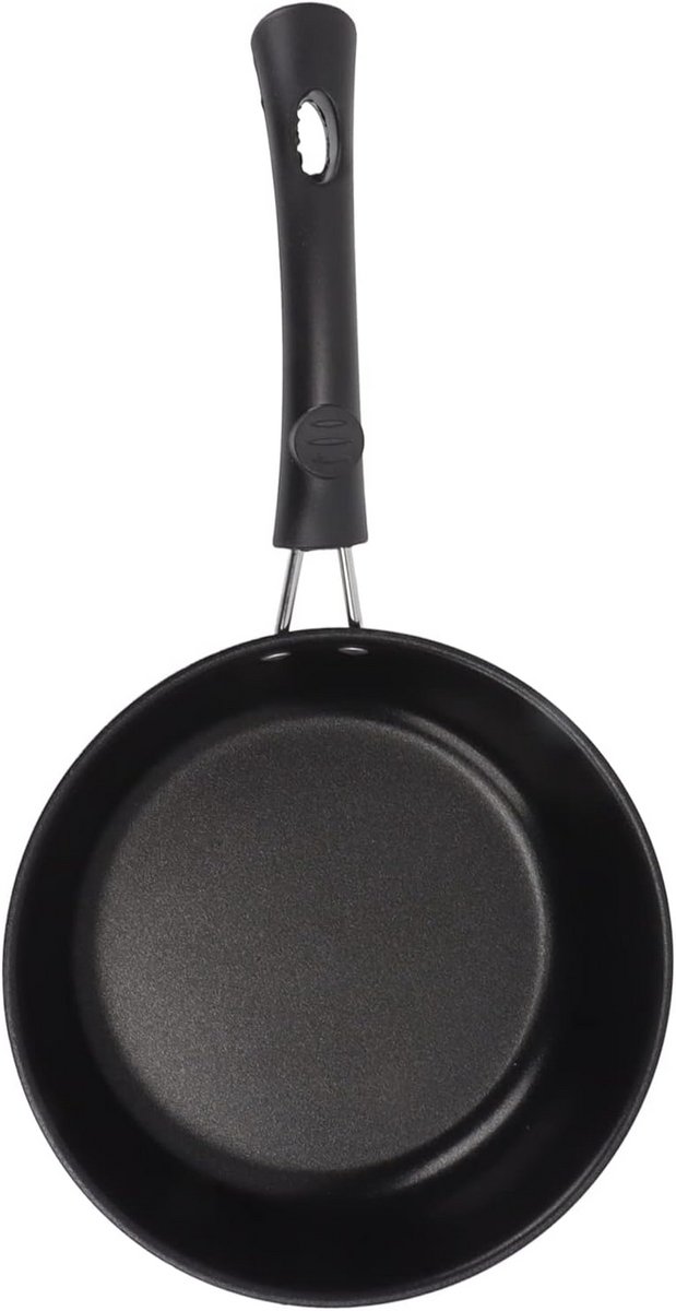 Anti-aanbak Koekenpan Omelet Pan Gezond Koken Graniet Coating 20 CM Zwart
