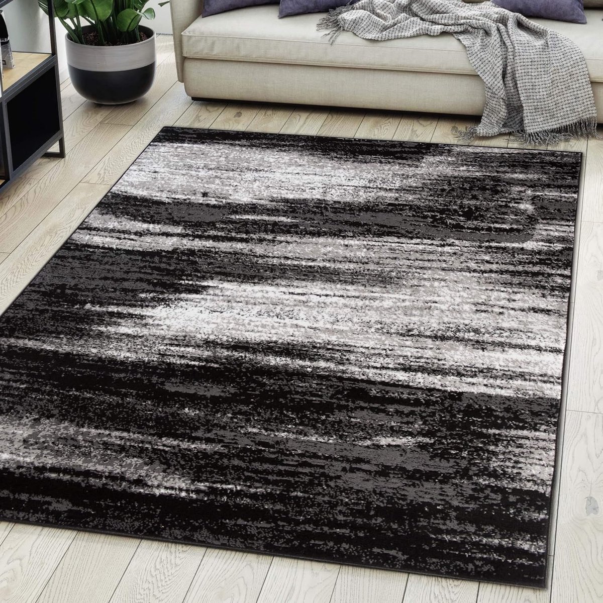 Vloerkleed Modern - Abstract Tapijt - Woonkamer Inrichten - Geschikt Voor Vloerverwarming 