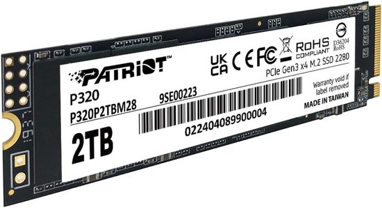 Interne SSD - Opslag Schijf - Sneller Laden - NVMe PCIe Gen3 - 2 TB - Zwart — afbeelding 4