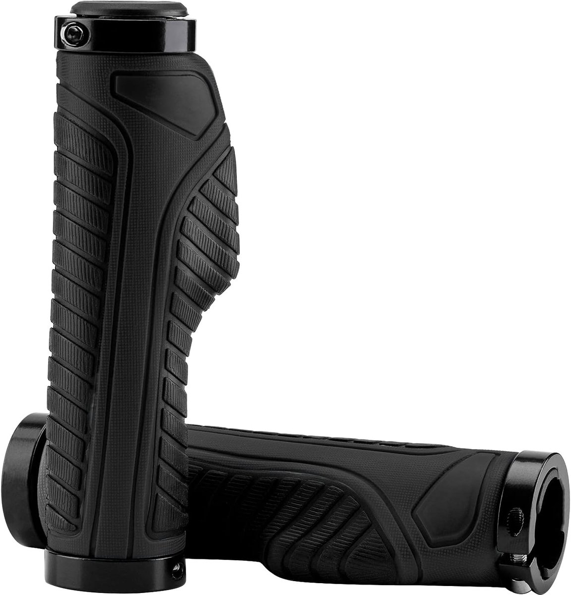 Fietsgrepen - Stuurgrepen - Comfortabel Fietsen - Ergonomisch Antislip - 22mm Diameter - Zwart