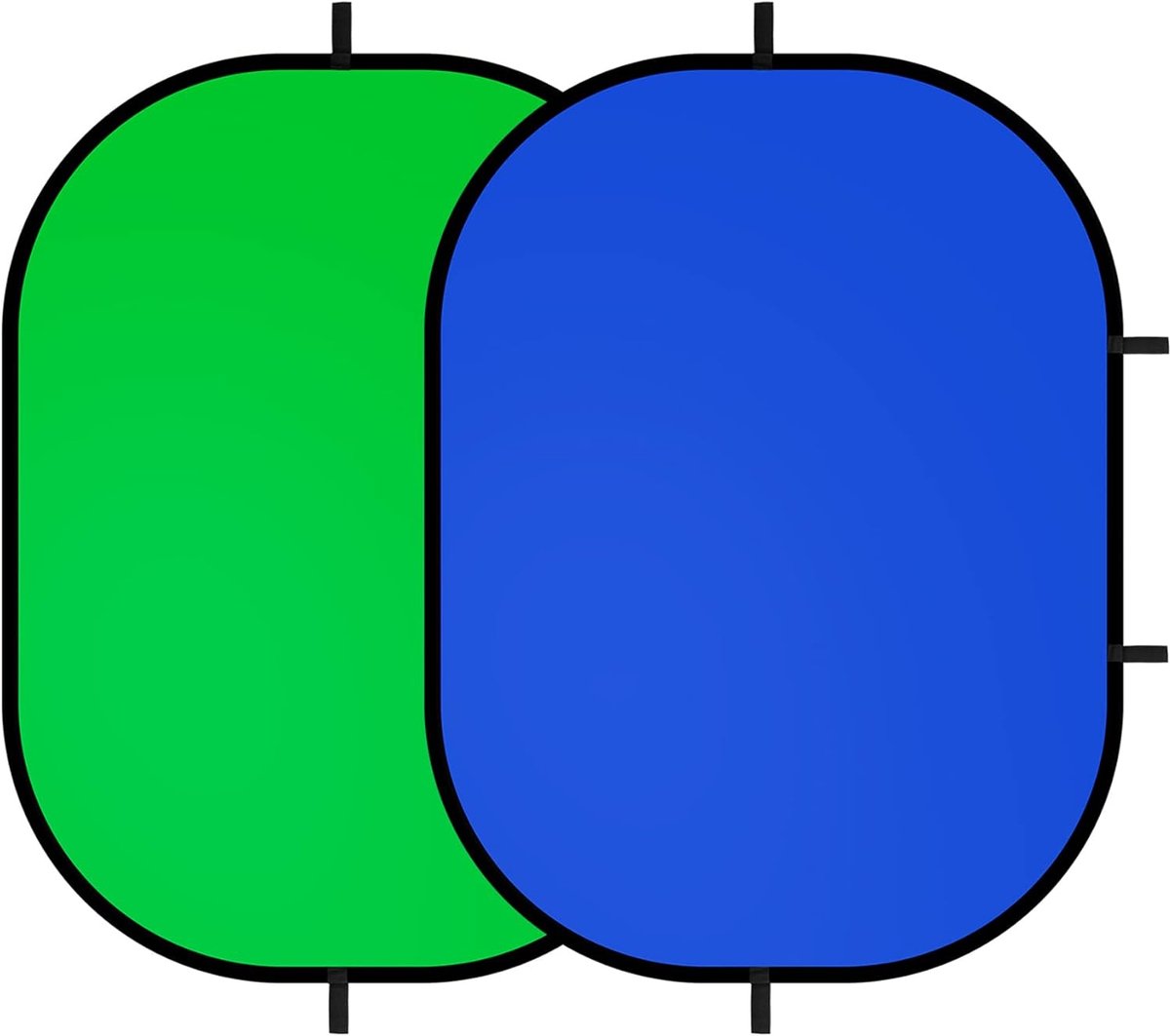 Achtergrond Scherm - Opvouwbaar Reflector - Content Creëren - Lekvrij Ontwerp - 100x150cm - Blauw Groen