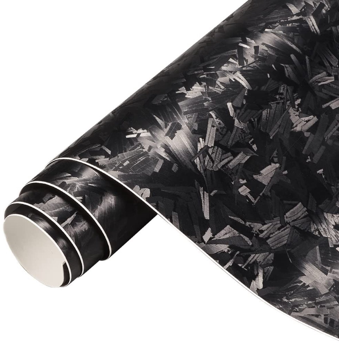 Dailygoods- Carbonfolie Camouflage Zwart Mat - Autofolie - Tuning Folie - Waterdicht - Zelfklevend - 90 x 152 cm