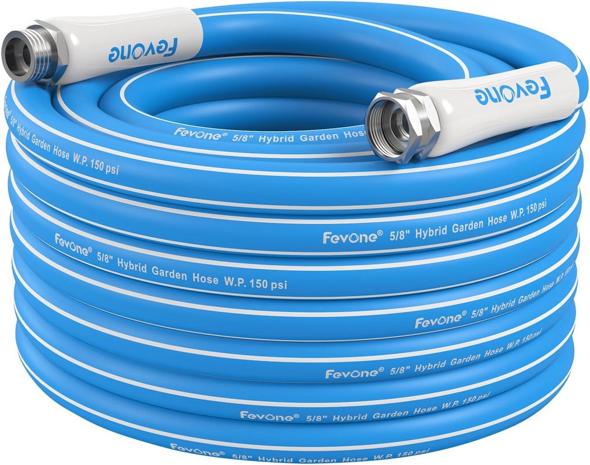 Tuinslang - Waterslang Flexibel - Tuin Bewateren - Drinkwater Veilig - 15 Meter - Blauw