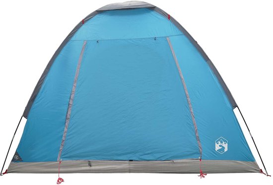 vidaXL - Kamperen - tent - met - dak - Blauw - 2-persoons - Polyester - en - Staal van Vidaxl — afbeelding 4