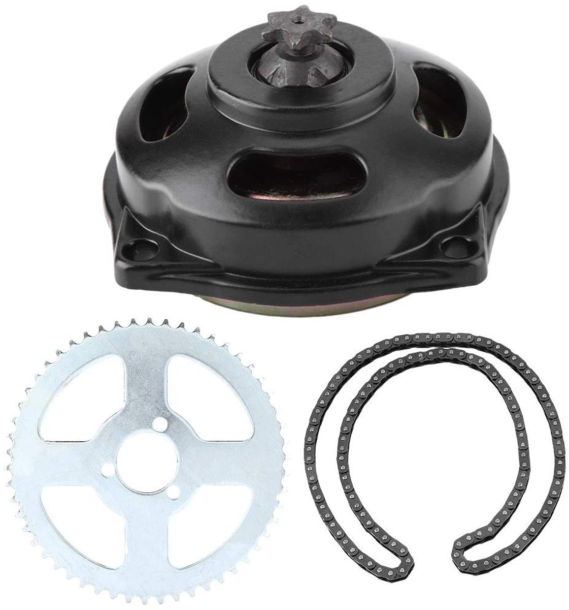 Dailygoods- Motorketting Hoogwaardige Kwaliteit - Tandwiel Set - Aluminium Legering - Motorfiets Aandrijving - Schokbestendig - Gladde Randen - Motorfiets Ketting