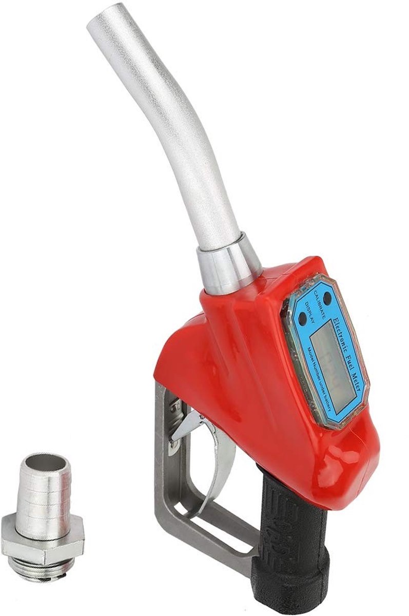 Dailygoods - Tap Gun - Elektronische Meter Brandstofdispenser - 4.5 m³/h - Aluminium - Oliedrain Gun - Nauwkeurige Meting - Geschikt voor Professionee...