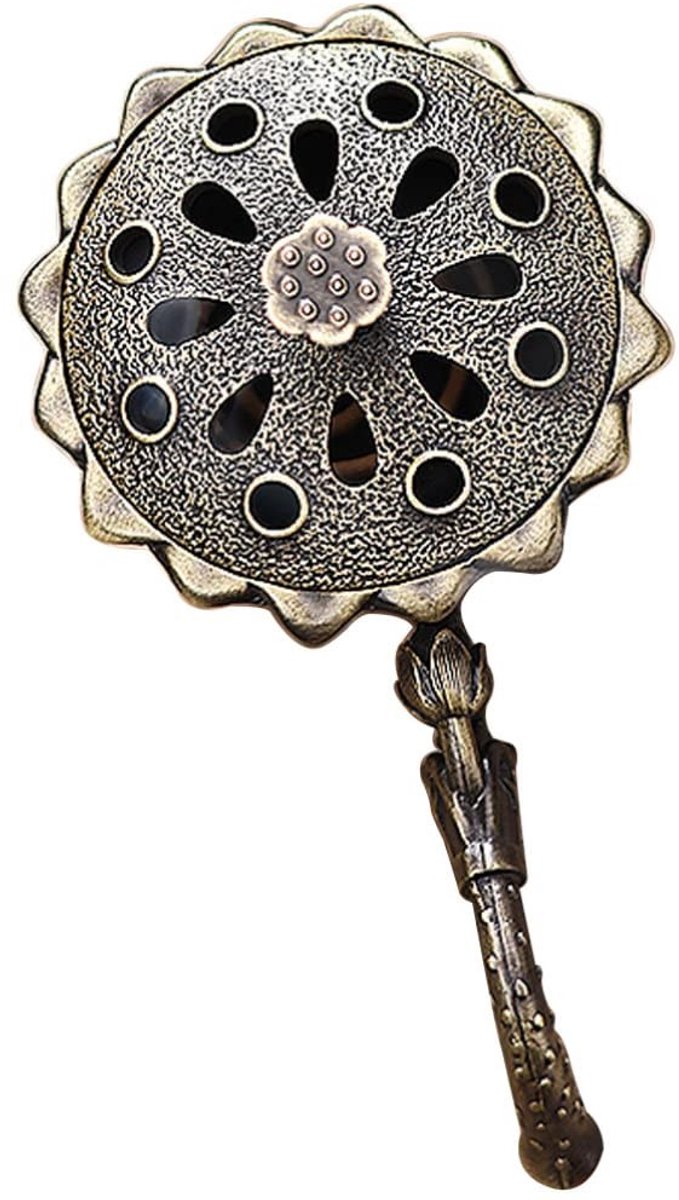 Dailygoods- Wierookbrander met Handvat - Vintage Wierookhouder - Bureauornament - Aromatherapie - Compact Formaat - Geschikt voor Meditatie