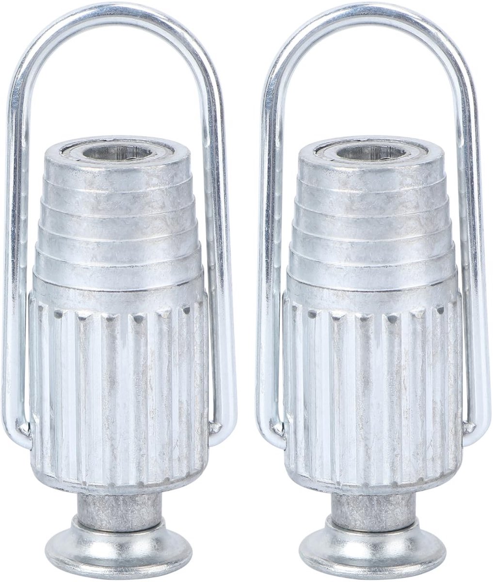 Dailygoods- Waslijn Aanscherper Set van 2 - Aluminium - Duurzaam - Huishoudelijke Leveringen - Kledinglijn - Sterke Constructie - Waslijnspanner