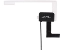 Digitale Antenne - Auto Radio Ontvanger - DAB Signaal Ontvangst - Verstelbare Versterking - 3 meter kabel - Zwart
