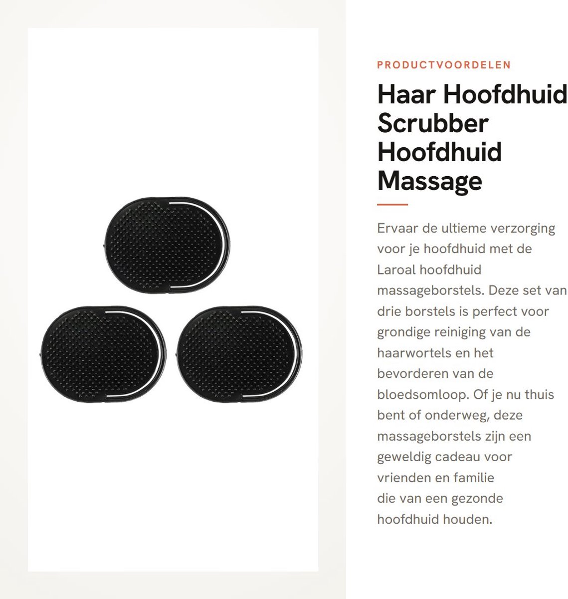 Dailygoods- Hoofdhuid Scrubber 3 Stuks - Hoofdhuid Massage Borstel - Reiniging Douche - Praktisch Cadeau - Duurzaam PP Materiaal - Comfortabel Handvat - Haarborstel