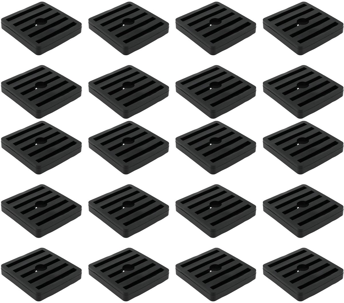Dailygoods - 20 Stuks Rubber Vibratie Dempers voor Airconditioner
