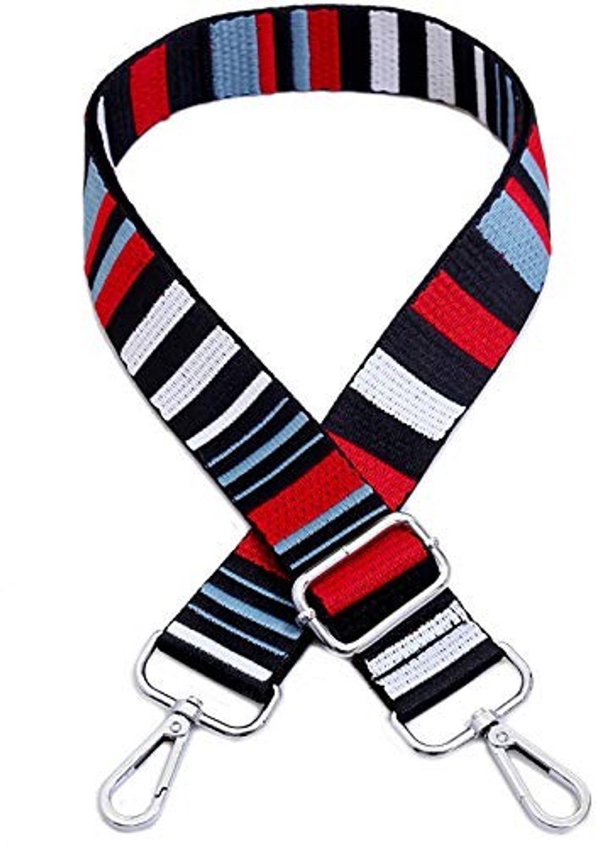 Dailygoods- Schouderriem Verstelbaar 80-140 cm - Tassenriem - Schouderband - Zachte Band - Duurzaam Polyester/Katoen - Comfortabel Gebruik - Tasband