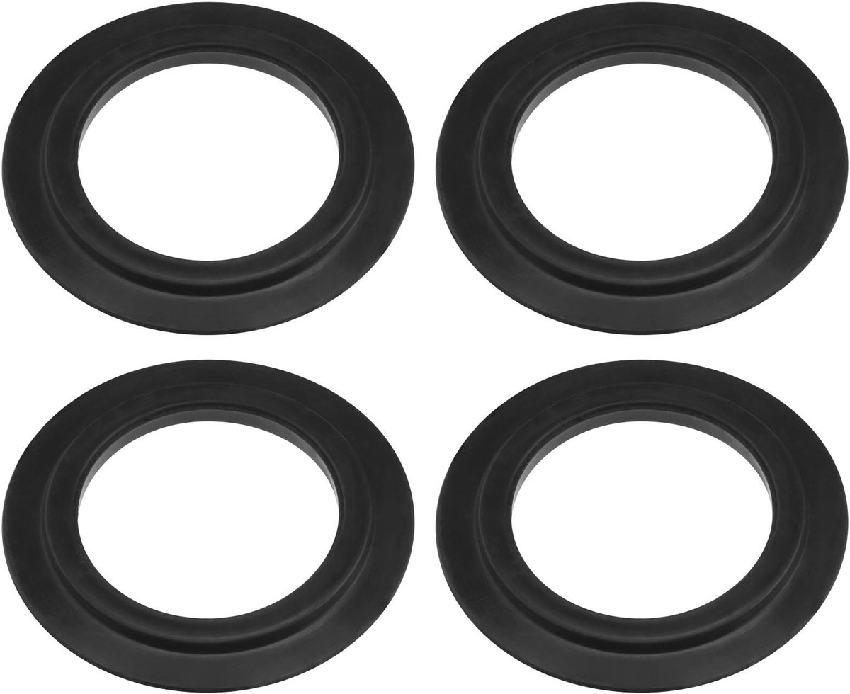Dailygoods- Afdichtingspakking 4-delig - Keukenkraan Afdichting - NBR Rubber - Waterdicht - Duurzaam - Buitendiameter 54 mm - Afdichtring
