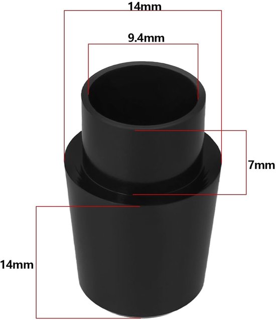 SnelShoppen - 12 Stuks Golf Ferrules Rubber Sleeve Ring voor PXG Golfclubs, 9.4x14mm, Zwart, Geschikt voor Golfclub Schachten van Snelshoppen — afbeelding 5