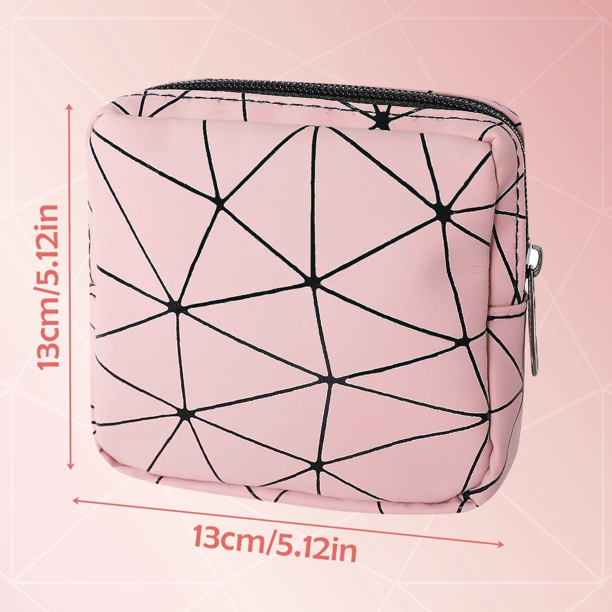 Maandverbandhouder - Menstruatietas - Persoonlijke Hygiëne - Draagbaar en Praktisch - 2 stuks - Blauw en Roze