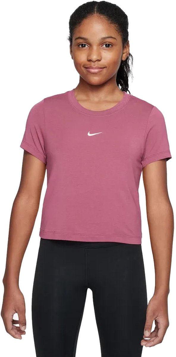 Nike mod cropped t-shirt in de kleur . Roze