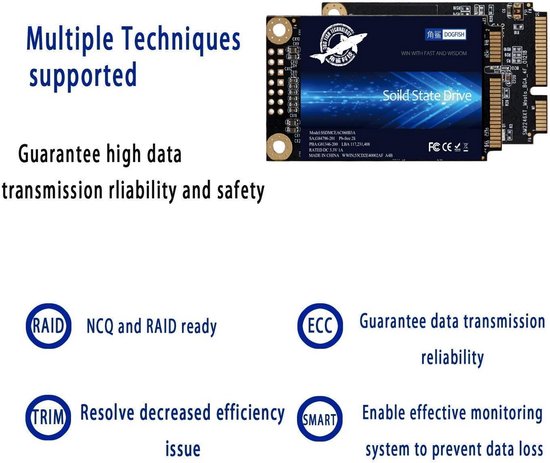 Interne SSD - Solid State Drive - Computer Opslag - Hoge Stabiliteit - 1TB - MSATA — afbeelding 2