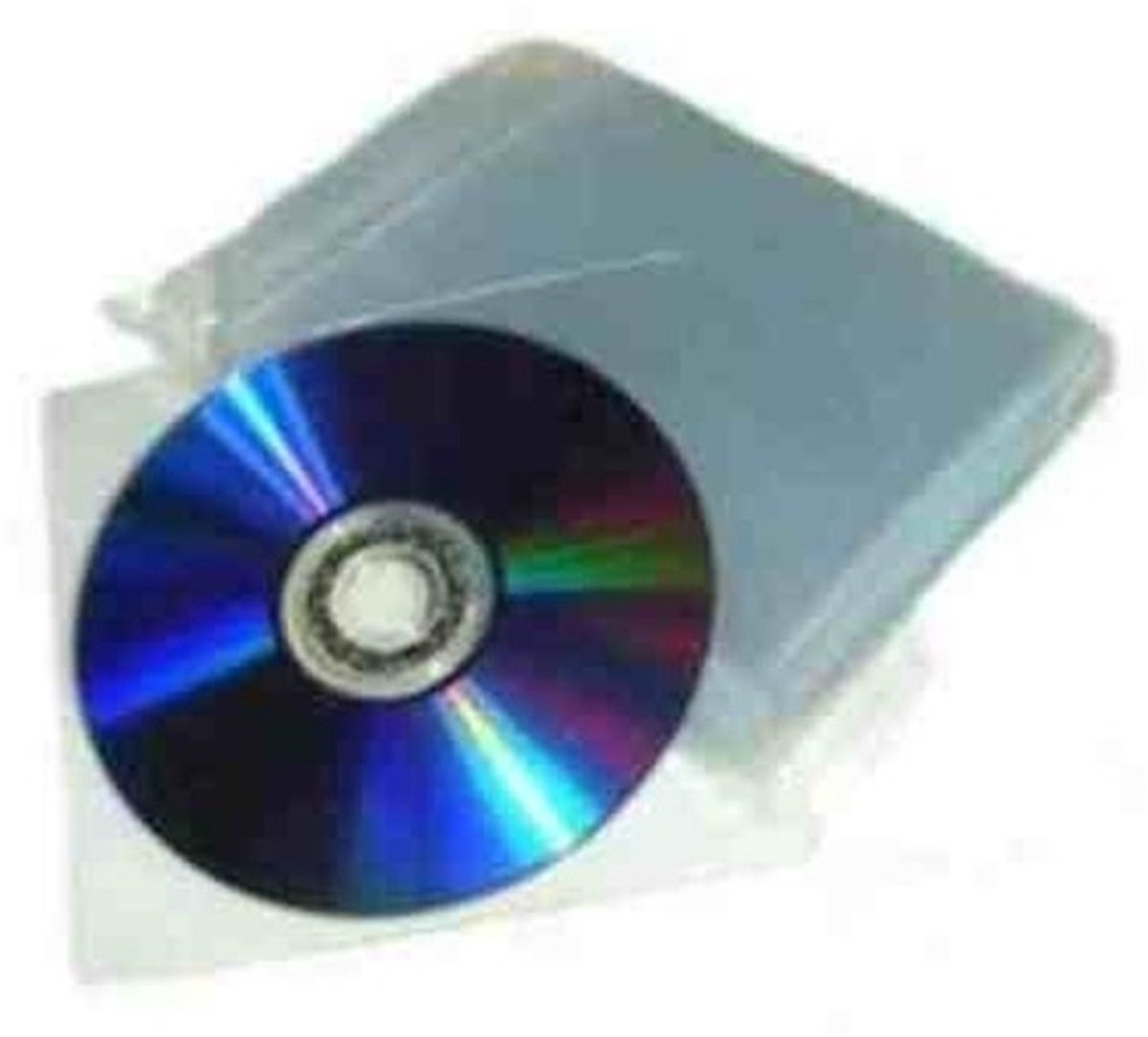 Dailygoods- CD/DVD Hoesjes 80 Micron - CD Opbergmap - DVD Opbergmap - Transparant - 200 Stuks - Hoge Kwaliteit