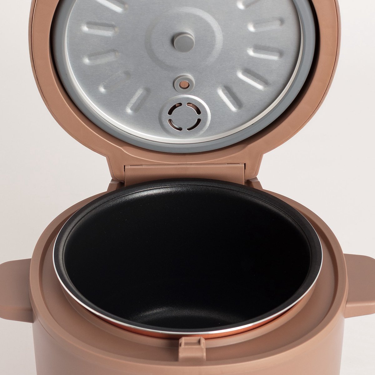 CREATE - Multifunctionele elektrische rijstkoker met stoommandje - Mokka - 3L - RICE COOKER STUDIO