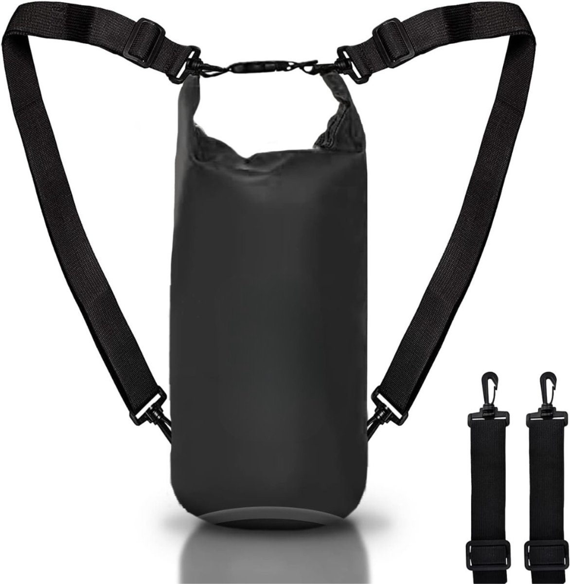 Drybag - Waterdichte Tas / Rugzak - Strandtas - Zwemtas - Wetbag - Droogtas - Outdoor Tas - Synthetisch - 20L - Zwart - van Imperatoris